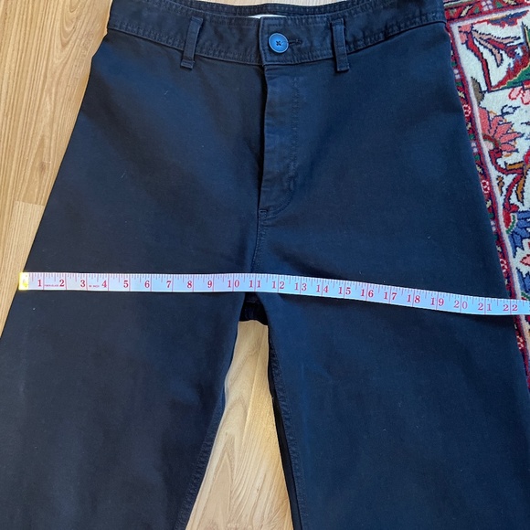 Zara 10/42 wide-leg black jeans with frayed hem - Picture 11 of 16